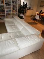 Canapé en cuir blanc, Maison & Meubles, 150 cm ou plus, Enlèvement, Banc d'angle, Utilisé