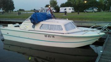 Kjuit motorboot 6,30m, Watersport en Boten, Motorboten en Motorjachten, Ophalen, Gebruikt, 50 pk of meer, 6 tot 9 meter