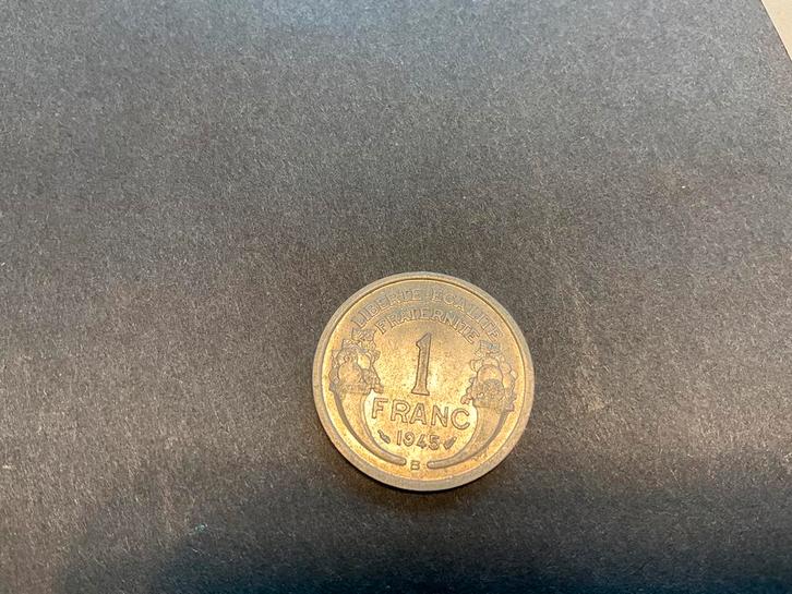 Franse 1 frank munt van het type Morlon 1945, Postzegels en Munten, Postzegels | Europa | Frankrijk, Ophalen of Verzenden