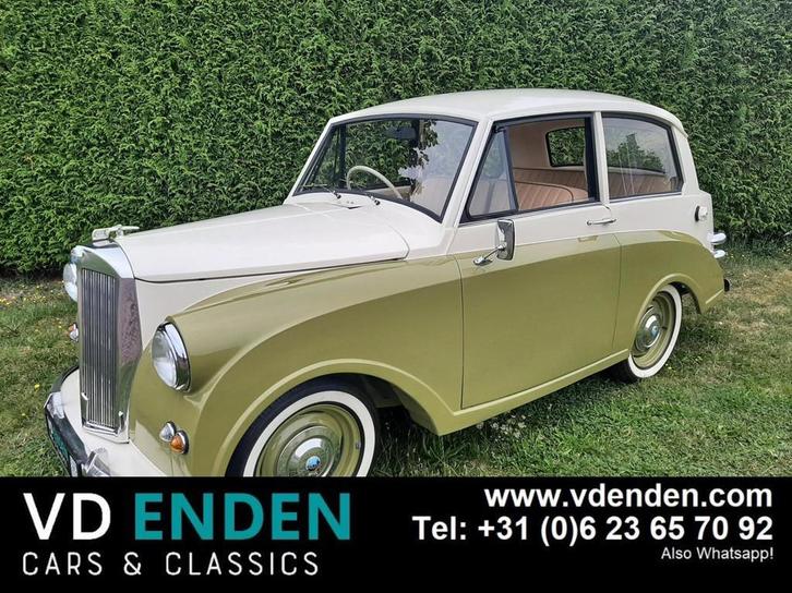 Triumph Mayflower - 1953 - Volledig Gerestaureerd, Auto's, Oldtimers, Bedrijf, Te koop, Lederen bekleding, Triumph, Benzine, Berline