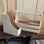 Houten lectuurbakken 3€/st, 5€ allebei, Huis en Inrichting, Woonaccessoires | Krantenbakken en Lectuurbakken, Ophalen of Verzenden
