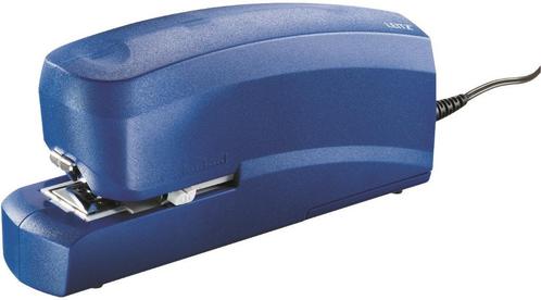 Nietmachine elektrisch Leitz 5533 blauw 20 vel, Diversen, Bureau-accessoires, Gebruikt, Ophalen of Verzenden