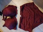 Setje bordeau met labels Esmara EU 90C / slip XL, Ophalen of Verzenden, BH