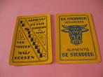 2 oude losse speelkaarten voeders De Stordeur (34), Comme neuf, Carte(s) à jouer, Enlèvement ou Envoi