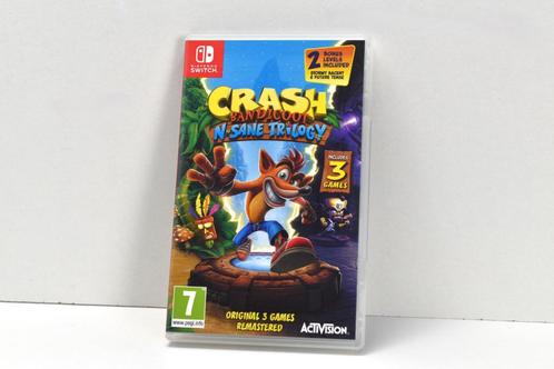 Switch - Crash Bandicoot N.Sane Trilogy, Games en Spelcomputers, Games | Nintendo Switch, Zo goed als nieuw, Avontuur en Actie