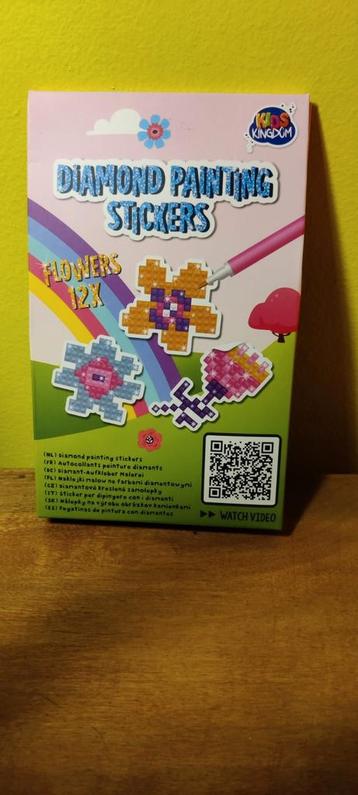 Diamond painting stickers thema bloemen  beschikbaar voor biedingen