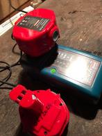 Accu en lader voor boormachine, Doe-het-zelf en Bouw, Ophalen, Gebruikt, Overige typen