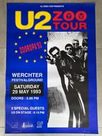 Poster U2 Zoo Tour Werchter 1993, Comme neuf, Enlèvement ou Envoi