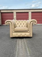 Fauteuil Chesterfield XL, Huis en Inrichting, 100 tot 125 cm, Anglais, Ophalen of Verzenden, Zo goed als nieuw
