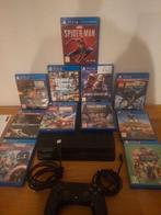 PS4 met spellen, Games en Spelcomputers, Spelcomputers | Sony PlayStation 4, Ophalen, Met 1 controller, Original, 500 GB