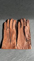 Bruin wollige gevoerde lederen handschoenen, Kleding | Dames, Ophalen of Verzenden, Zo goed als nieuw, Handschoenen