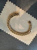 Armband 18k Cuban, Bijoux, Sacs & Beauté, Bracelets, Comme neuf, Or, Enlèvement ou Envoi