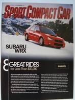 Subaru WRX 2004 Impreza Brochure Catalogue Prospekt, Boeken, Gelezen, Overige merken, Verzenden