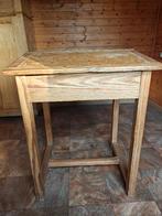 Grenen schrijftafel, Ophalen