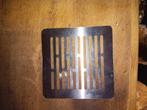 Grill douchebak rvs geborsteld NIEUW 12,7X12,7CM, Ophalen of Verzenden, Nieuw