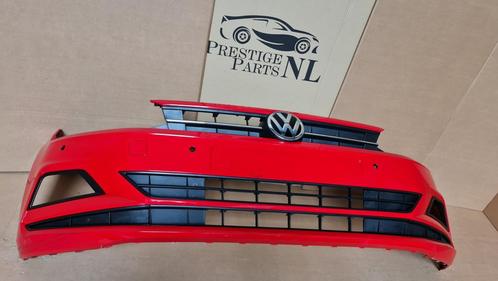 Voorbumper Volkswagen Polo 2G AW 4xPDC LP3G 2G0807221 ORIGIN, Auto-onderdelen, Carrosserie, Bumper, Voor, Gebruikt, Ophalen of Verzenden