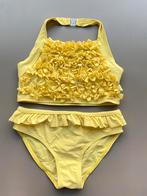 Gele bikini 3D bloemen M&S 128, Kinderen en Baby's, Kinderkleding | Kinder-zwemkleding, M&S, Meisje, UV-zwemkleding, Maat 128