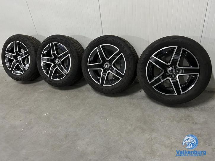 6mm! Originele Mercedes GLC W254 19 inch zwarte AMG velgen b, Auto-onderdelen, Banden en Velgen, Banden en Velgen, Zomerbanden