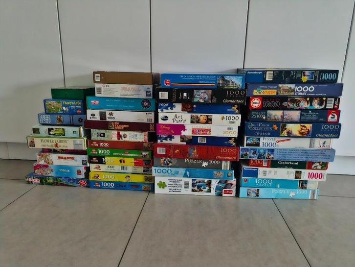 puzzels 1000st €3 per stuk - 500st €2 per stuk, Hobby en Vrije tijd, Denksport en Puzzels, Legpuzzel, 500 t/m 1500 stukjes, Ophalen of Verzenden