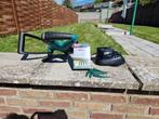 Coupe bordure Bosch avec lames et batteries, Tuin en Terras, Grastrimmers, Ophalen, Gebruikt, Accu, BOSCH