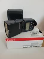 Flash Canon speedlite 550EX, TV, Hi-fi & Vidéo, Photo | Flash, Comme neuf, Canon, Enlèvement ou Envoi, Inclinable