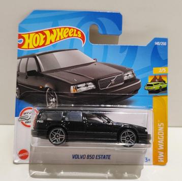 Hot Wheels Volvo 850 Estate Zwart (2022) beschikbaar voor biedingen