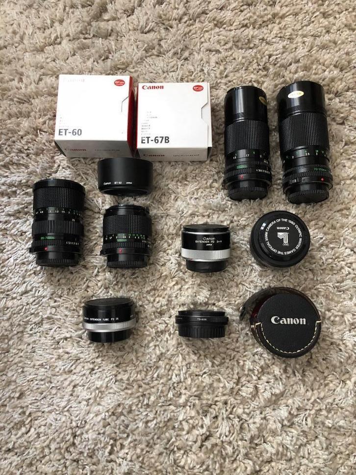 Canon FD lenzen, Audio, Tv en Foto, Foto | Lenzen en Objectieven, Zoom, Ophalen