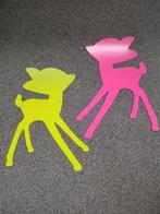 2 magneetborden 'hert' +/- 45cm hoog  in perfecte nieuwstaat, Ophalen of Verzenden, Nieuw, Wanddecoratie