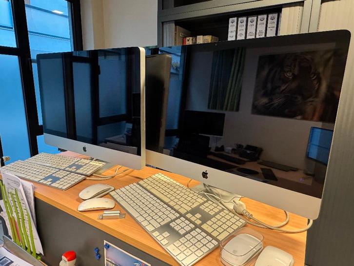 Lot de 2 iMac et accessoires, Informatique & Logiciels, Apple Desktops, Utilisé, iMac, SSD, Enlèvement