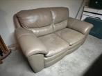 Fauteuil Cuir 2 places, Ophalen, Zo goed als nieuw, Tweepersoons, Leer