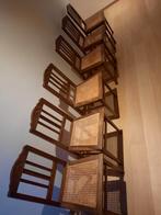 6 stoelen met rieten zitting, Ophalen