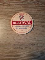 Oud bierviltje clairval de bisschop, Verzamelen, Ophalen of Verzenden