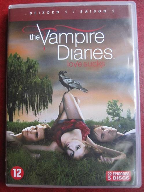 The Vampire Diaries Seizoen 1 (5 disc), Cd's en Dvd's, Dvd's | Tv en Series, Zo goed als nieuw, Drama, Boxset, Vanaf 12 jaar, Ophalen of Verzenden