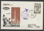 1968 SABENA 1e vlucht Niamey - Bruxelles BOEING, Verzamelen, Sabenasouvenirs, Verzenden, Gebruikt