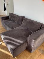 Donker bruine ribcord hoekslaapbank Nihad van Bobochic Paris, 250 à 300 cm, Quatre personnes ou plus, 125 à 150 cm, Enlèvement