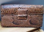 Sac a main Clutch en Crocodile., Ophalen of Verzenden, Gebruikt, Beige, Handtas