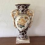 Een bruin/beige vaas in aardewerk (35 cm hoog), Huis en Inrichting, Woonaccessoires | Vazen, Gebruikt, Ophalen of Verzenden
