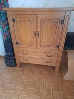Eiken kast, Huis en Inrichting, Kasten | Buffetkasten, Ophalen, Gebruikt, 100 tot 150 cm, 100 tot 150 cm