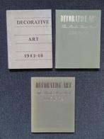 3 x Decorative Art, Studio Yearbooks, 1943-48, Verzenden, Gelezen