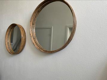 2 x spiegel rond, Enlèvement, Comme neuf, Rond