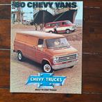 '80  CHEVY  VANS      CHEVY TRUCKS, Boeken, Auto's | Folders en Tijdschriften, Ophalen of Verzenden, Nieuw, Chevrolet