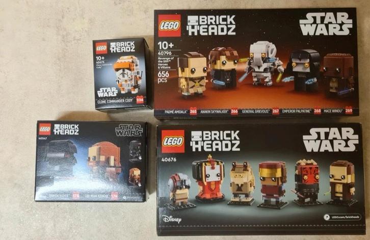 Lego brickheadz Star Wars 40547, 40675, 40676 en 40796, Enfants & Bébés, Jouets | Duplo & Lego, Neuf, Lego, Ensemble complet, Enlèvement