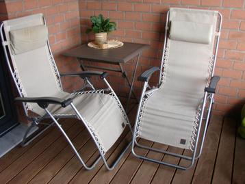 Fauteuil pliant léger en acier de la marque Lafuma Mobilier  beschikbaar voor biedingen