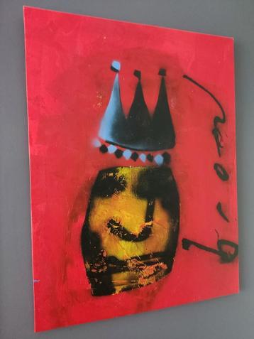 Schilderij Herman Brood 'Koninginnehoofd' beschikbaar voor biedingen