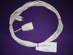 14 x 10 m. verlengsnoer 2x0,75 mm² met stekker male/female., Ophalen of Verzenden, Gebruikt, Kabel of Snoer
