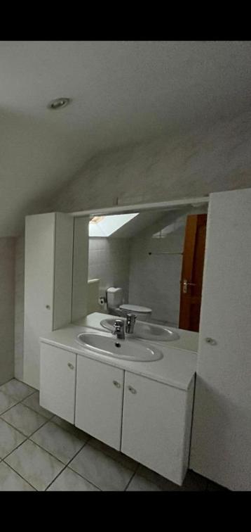meuble salle de bain complet + vasque/mitigeur Grohe, Enlèvement, Comme neuf, Meuble lavabo