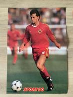 Poster Marc Degryse bij Rode Duivels, Verzamelen, Ophalen of Verzenden, Zo goed als nieuw, Poster, Plaatje of Sticker