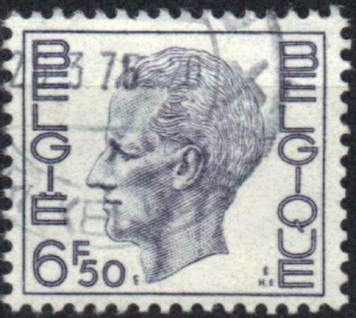 Belgie 1974 - Yvert 1719/OBP 1744 - Koning Boudewijn (ST), Postzegels en Munten, Postzegels | Europa | België, Gestempeld, Koninklijk huis