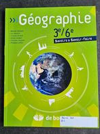 Livre scolaire géographie 3e/6e de boeck, Livres, Comme neuf, Enlèvement, Secondaire, Géographie