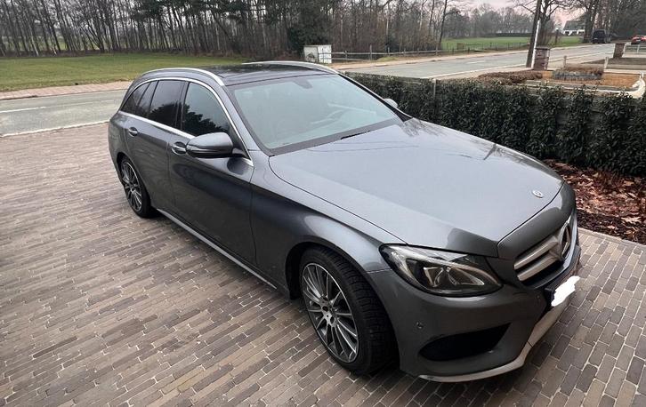 Mercedes C350e 2018 / AMG line ext & int  / Pano / 1ste eig., Autos, Mercedes-Benz, Particulier, Classe C, ABS, Caméra de recul